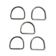 thumbnail image 3 of 5 hebillas de anillos en D de acero inoxidable, multifuncionales, hechas a mano, fuertes anillos en forma de D, conector de Metal, anillo en D para 3mmx30mmx27mm, 3 of 8