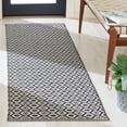 thumbnail image 2 of SAFAVIEH Montauk Corrine Geometric Cotton Area Rug, Ivory/Black, 2' x 3', 2 of 7