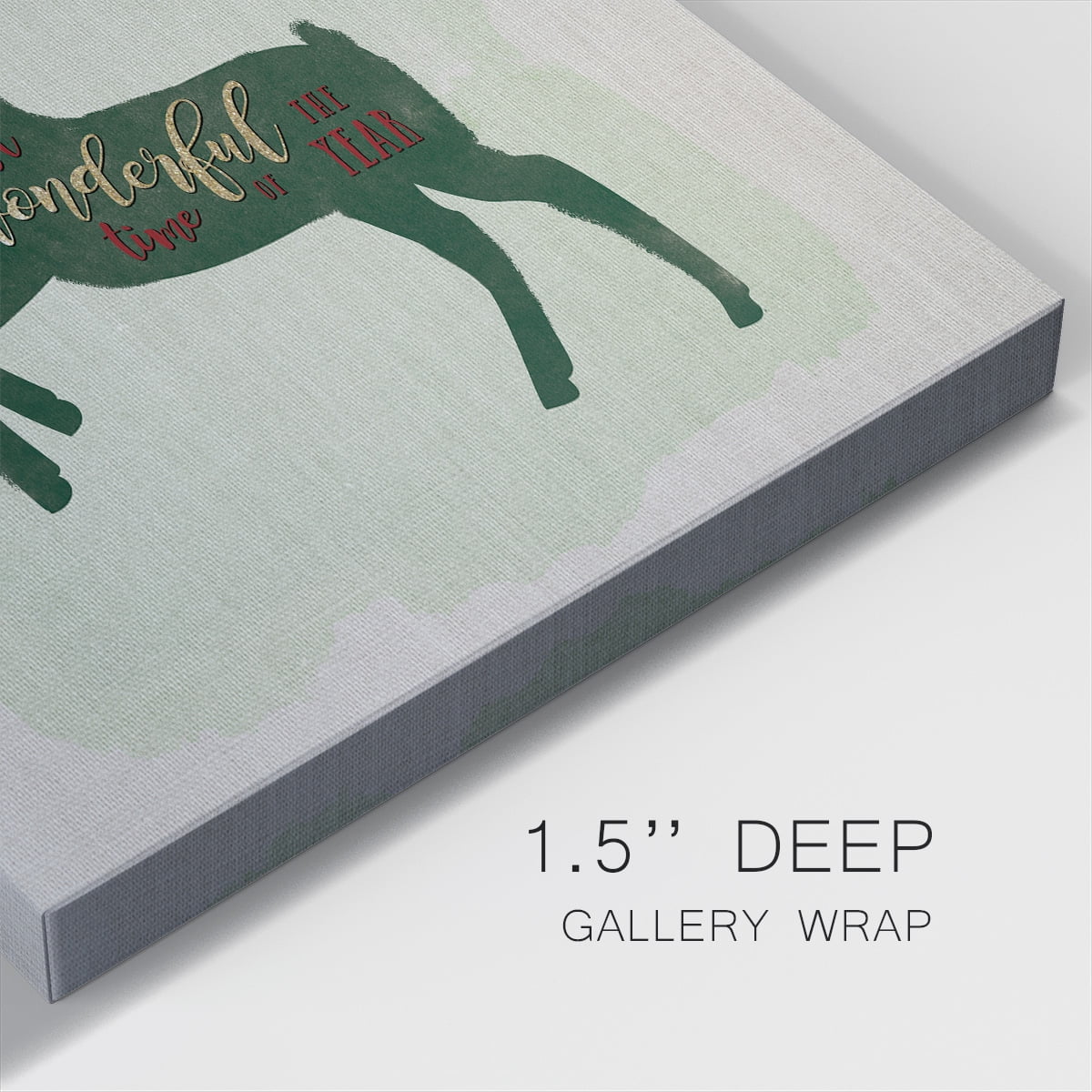 Reindeer Run- Gallery Wrapped Canvas