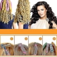 thumbnail image 3 of Rizadores de pelo en espiral, rizadores de pelo sin calor, rodillos, rizadores de pelo mágicos DIY con gancho de peinado para uso doméstico, 3 of 4