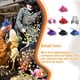 thumbnail image 5 of Billuyoard Divertidos sombreros de pollo, Mini gorro de plumas con dobladillo, decoración para banquetes, puesta en escena, accesorio para Aseo de mascotas Blanco, 5 of 6