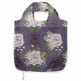 thumbnail image 1 of Natural Shopping Tote Bag, Floral Theme Roses and Little Flowers with Leaves in Watercolor Paint, Sturdy Fabric Foldable Lightweight Market Bag for Daily Use, Rose and Pale Eggplant, by Ambesonne, 1 of 4