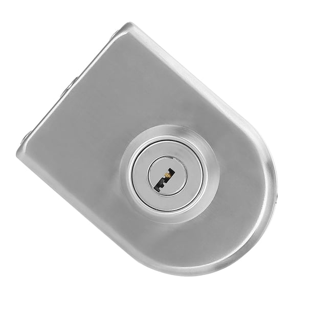 Cerradura De Puerta Semicircular De 10-12 Mm/0,4-0,5 Pulgadas Cerradura De Puerta De Vidrio, Aplicaciones De Asistencia Para Accesorios De Seguridad En El Hogar Puerta De Vidrio