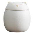 thumbnail image 2 of yuksok Multiuse Ceramic Canisters Loose Leaf Tea Container with Airtight Lid for Countertop White, 2 of 9