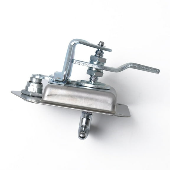 LABSERRON 1Set T-Shape Stainless Steel Lock for Truck Topper Locking Handles with Silver Color