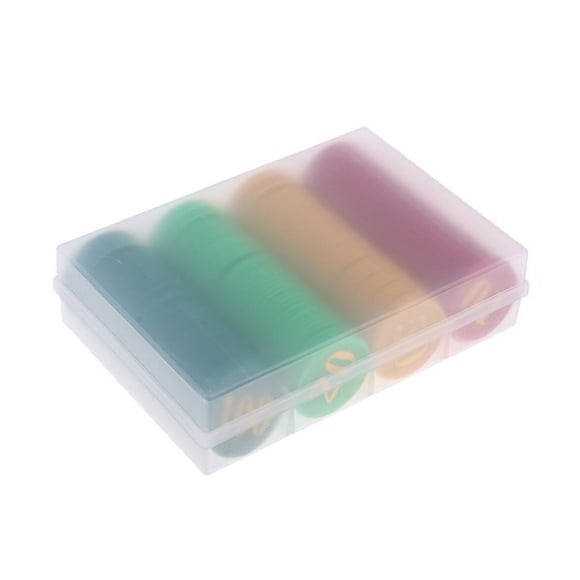 Juego de de 160 piezas, fichas de póquer, juego de casino, fichas de Estilo 2 Sunnimix Fichas de acrílico del póker del juego de mesa