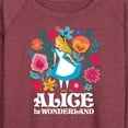 thumbnail image 3 of Alice In Wonderland - Wonderland Flowers - Women's Lightweight French Terry Long Sleeve Shirt, 3 of 5