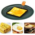 thumbnail image 5 of ZENGO Square Egg Ring for Frying Egg, 2 Pcs 4 Inch Egg Pancake Cooking Rings for Egg Muffins Omelet Maker 2pcs 4" Square, 5 of 5