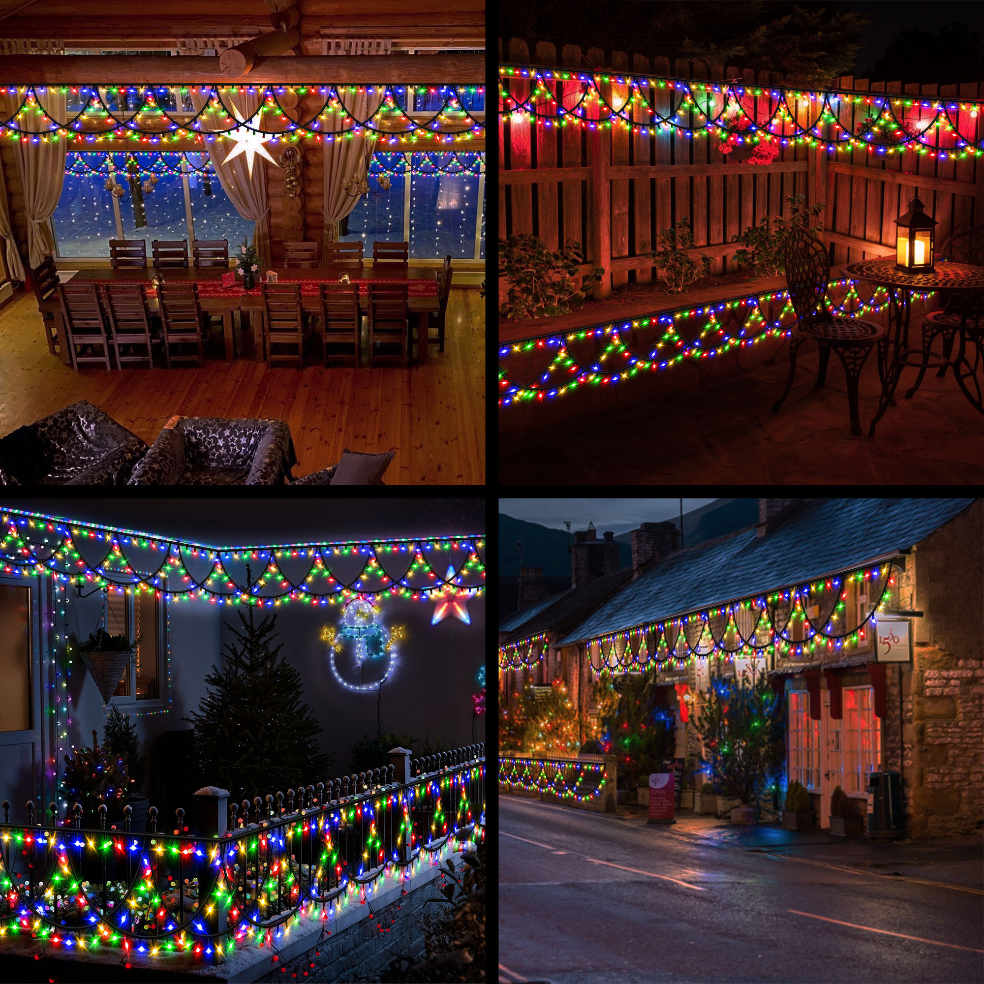 Daybetter 80ft 760-LED Multicolor Christmas Icicle Lights photo 4