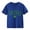 Blue, variant on Girls Boys Vintage "IRISH" Letter & Clover Kids' Short-Sleeve Crew Neck T-Shirt - Soft Emerald Green St. Patrick's Day Irish Heritage Top