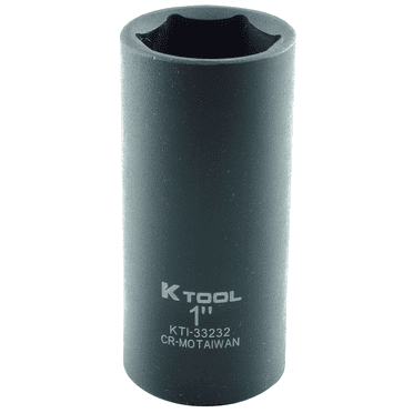 K Tool International 1" SOC IMP 1/2" DR DEEP 6 PT