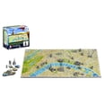 thumbnail image 1 of Puzzle 4D Cityscape Mini Paris, 166 piezas, póster con recorrido en autobús, 1 of 6