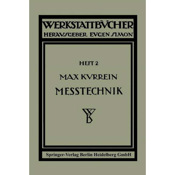 WerkstattbÃ¼cher MeÃtechnik, Book 2, (Paperback)