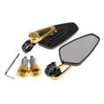 thumbnail image 1 of Accesorios Motocicleta Sunnimix 22mm Manillar Barra Retrovisor Espejos Laterales De Aluminio Oro, 1 of 8