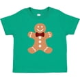 thumbnail image 3 of Inktastic Cute Gingerbread Man with Red Plaid Bowtie Boys or Girls Baby T-Shirt, 3 of 5