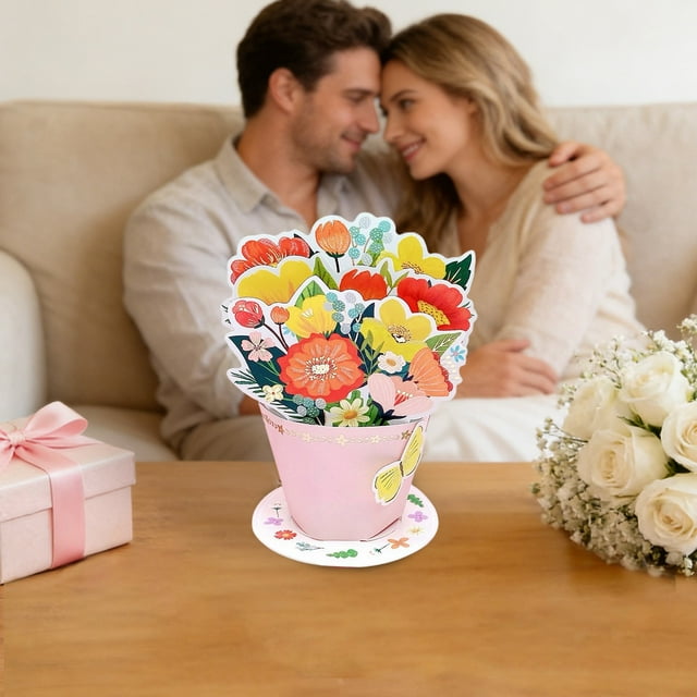 BotaniNest Valentine's Day Greeting Cards For Kids From Children To Parents Family With Cute Animal Designs And Heartwarming Messages