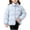 Blue, variant on KyCheLot Winter Jacket for Girls Button Lapel Neck Long Sleeve Jackets Comfy Thermal Windproof Outerwear