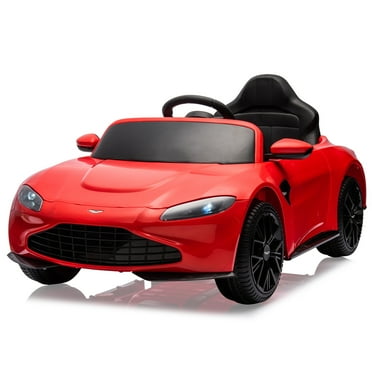 12V Kids Ride on Car Licensed Aston Martin Battery Powered Sports Car for Toddler, Electric Ride on Vehicle with Remote Control, Double Openable Doors, Horn, MP3 Player, LED Lights