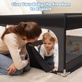 thumbnail image 6 of Babyeap Baby Playpen Large Play Yard Fence for Toddlers, 71"x50" Black, 6 of 11