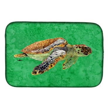 Carolines Treasures 8675DDM Turtle Dish Drying Mat 14 x 21" multicolor