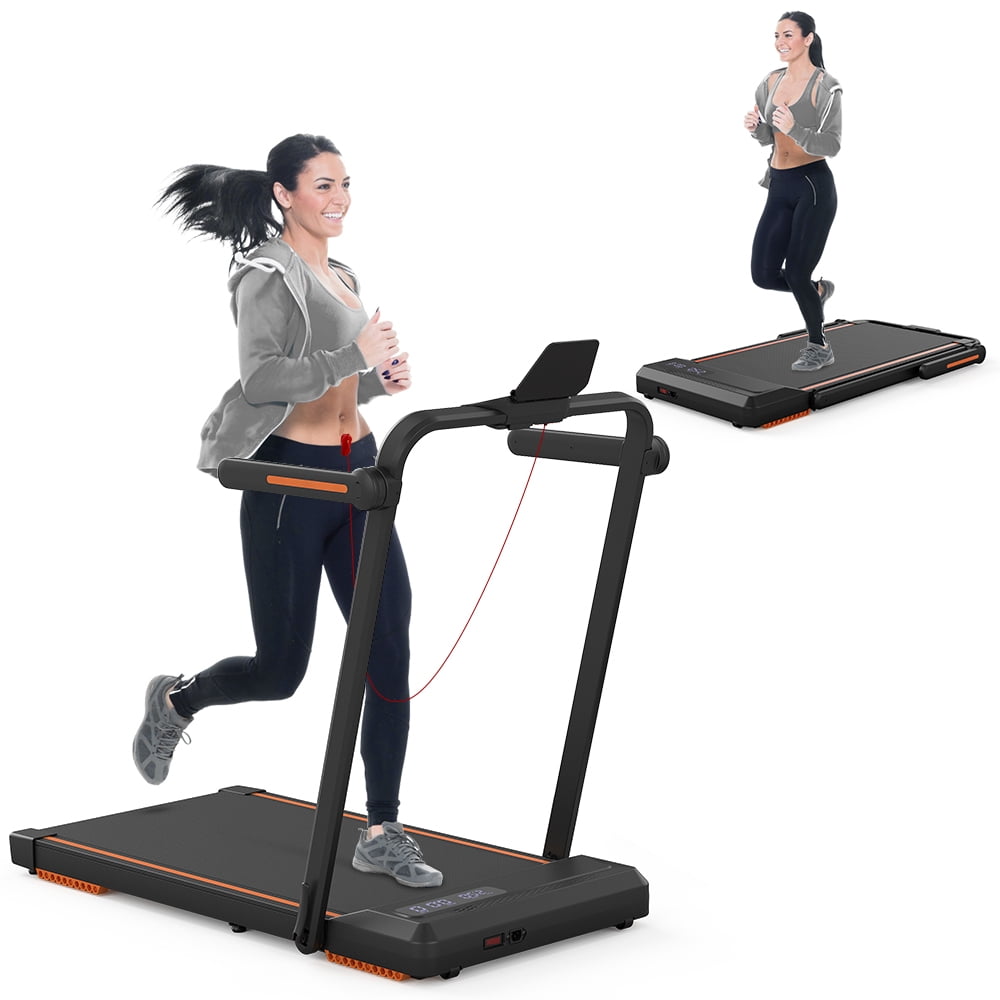Home Fitness Code Treadmill 2In1 Folding Portable Walking Machine