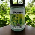 thumbnail image 1 of Bamboo Vegan Coconut Soy 12 oz/ 355 ml Candle Hand-poured, Eco-friendly, Clean Burning, Fruity Woodsy Clean  Wood Wick, 1 of 5