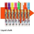 PEEIUO Wipe Pen Chalk Mark 3Mm Head Double Pen 8 Blackboard Liquid 4Ml