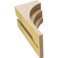 thumbnail image 6 of 5"W x 5"D x 10"H Wide Rockford Rough Cedar Woodgrain TimberThane Corbel, Primed Tan, 6 of 6