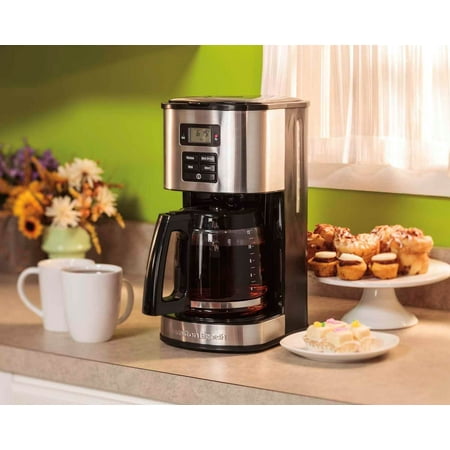 Hamilton Beach Digital 12 Cup Programmable Coffee Maker, Model# 49618
