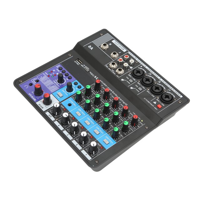 Sound Board Console,Sound Console USB Mini Mixing Console USB Sound Console Compact and Lightweight