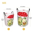 thumbnail image 3 of Fotbe Avocado Lovers Wearing Umbrella Cesto de Ropa con Asas, Cesto Impermeable de Gran Capacidad, Bolsa de Lavado para Dormitorio, Cesto de Ropa con Ruedas y Asas-Small, 3 of 6