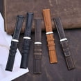 thumbnail image 6 of Retro Genuine Leather Watch Straps,22mm Replacement Watch Band with Stainless Steel Buckle, 6 of 7