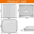 thumbnail image 4 of GWY 3 IN 1 Air Fryer Replacement Parts for Kalorik MAXX 26QT Toaster Oven, 10 in 1 Countertop Toaster Oven Drip Pan, Basket & Rack Set, Dishwasher Safe, Premium Stainless Steel for Versatile Cooking, 4 of 7