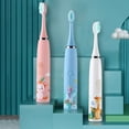 thumbnail image 4 of Cepillo de dientes eléctrico sónico para niños de 3 a 15 años Cuidado dental primario profesional IPX6 Resistente al agua Cerdas suaves DuPont, 4 of 5