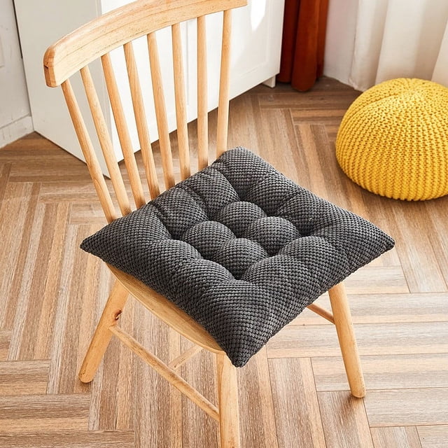 Vrorvz Thickened Office Chair Cushion for Sedentary Sitting with Machine Washable Fabric and Secure Fasteners Suit for Home Office Car or Student Seat Relaxed and Support