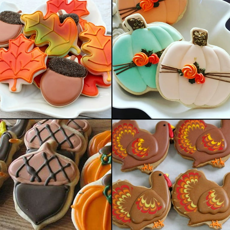 Fall shaped cookie clearance cutters