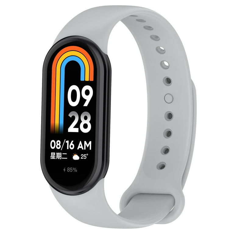 Bracelet De Remplacement Transparent Pour Xiaomi Mi Band 8 - Silicone Souple, 19-25 Cm, Multi-couleurs