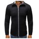 thumbnail image 1 of Gibobby Suéteres para hombre Suéteres Tipo cárdigan Casual para Hombre Chaqueta suéter de Punto con Cremallera Completa y Corte Ajustado con Bolsillos(Negro,G), 1 of 3