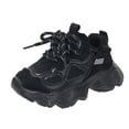 thumbnail image 2 of Willtoo Toddler KIds Sneakers for Girls Boys Chunky Trainers Athletic Sports Shoes Non-Slip Soft Fashion Outdoor Kids Tennis Platform Walking Running Lace-Up, 2 of 7