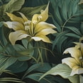thumbnail image 4 of Designart "Elegance Unveiled In The Tropics" Tropical Blackout Curtain Single Panel, 4 of 4