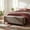 Brown, variant on Vknow Furniture Chenille Storage Bench with Solid Wood Legs and Removable Lid for Bedroom Entryway and Living Room,Charcoal