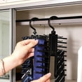 thumbnail image 5 of Accessory Organizer for Wardrobe Home Tie Belt Rack with Functional Hanger for Ties Scarves Bow Storage and Hanging Stand for Bow Ties, 5 of 8