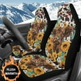 thumbnail image 2 of Uorisanigo Front Seat Covers, Car Seat Covers for Front Seats, Soft Highland Cow Print Cover for Cars, Washable Seats Cover Universal Fit for Most Cars SUV Trucks (2 Pieces), 2 of 7