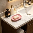thumbnail image 1 of Silicone Soap Bowl With Drainage Holes Non Slide Elliptical Soap Container For Bathroom And Shower Use, 1 of 6
