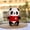 Red sweater, variant on Cute Fluffy Panda Plush Toy, Adorable Chinese Panda Stuffed Animal Doll with Pink Paw Pads, Soft Wildlife Plushie for Kids Home Decor Birthday Gift