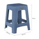 thumbnail image 2 of Kit 4 Bancos Cuadrado Para Exterior E Interior (Azul Turquesa), 2 of 4