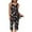 Black, variant on 2 Piece Sets for Women Casual Sleeveless Tank Tops and Cropped Pants Lounge Set Trendy Print Pleated Crewneck Shirts Capris Sleepwear Suits Lightning Sales of Today Prime Navy XXL