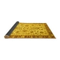 thumbnail image 2 of Ahgly Company Indoor Rectangle Abstract Yellow Modern Area Rugs, 7' x 10', 2 of 4