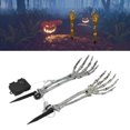 thumbnail image 3 of Estacas de brazo de esqueleto iluminadas ANGGREK 40 LEDS ABS Resistente Al Agua para Halloween, 3 of 8