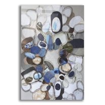 Epic Art 'Santa Cruz Beach Stones' by Coco Good Acrylic Glass Wall Art, 12" x 16"